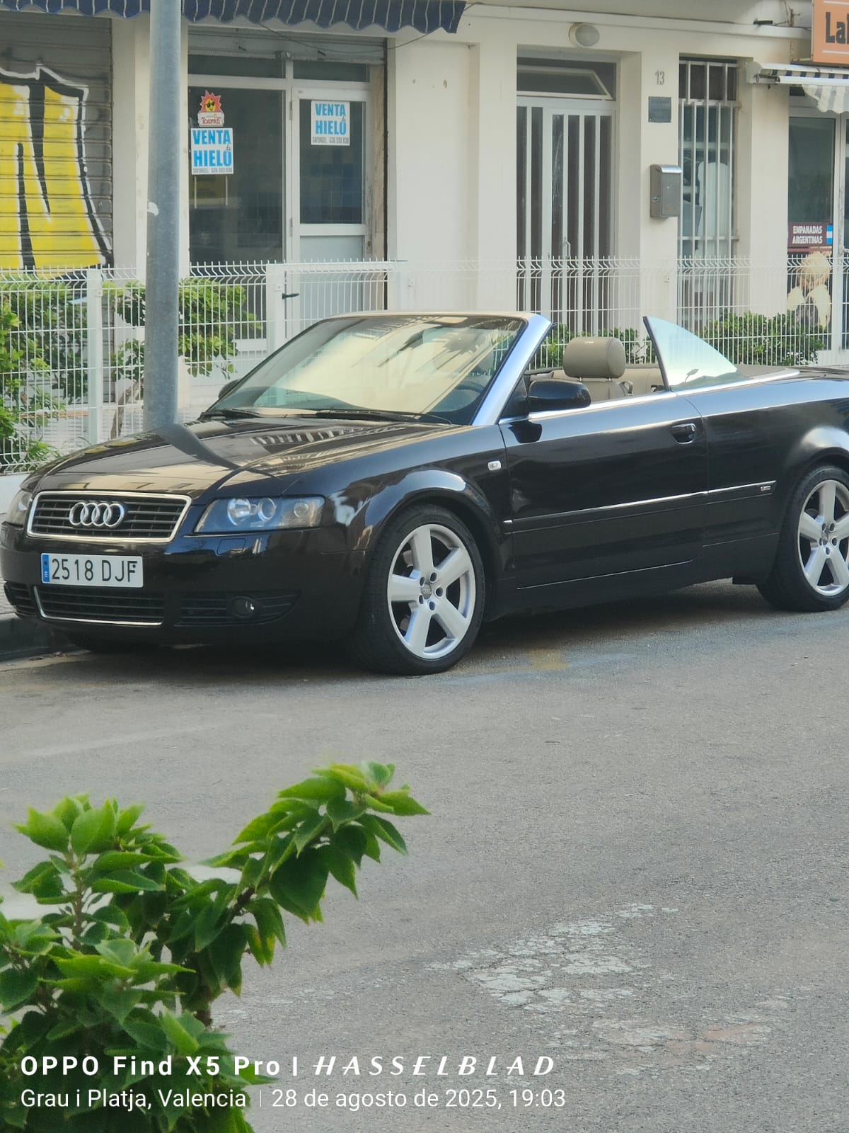 Numer rejestracyjny 2518DJF posiada Audi A4 cabriolet