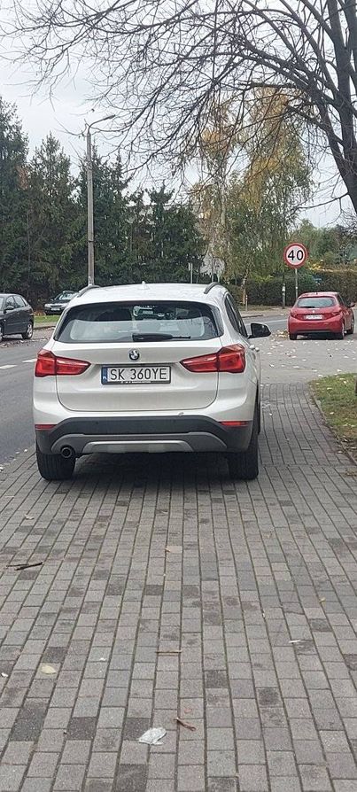 Mistrz parkowania w pojeździe o numerach SK360YE