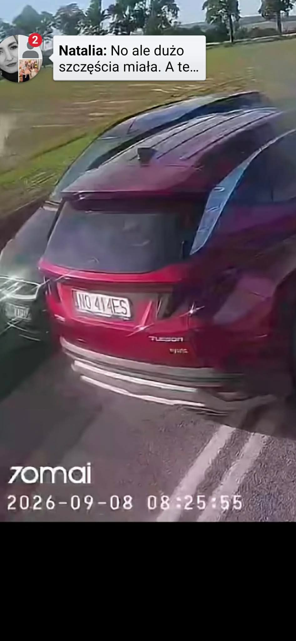 Pirat drogowy w pojeździe o numerach rejestracyjnych NO414ES