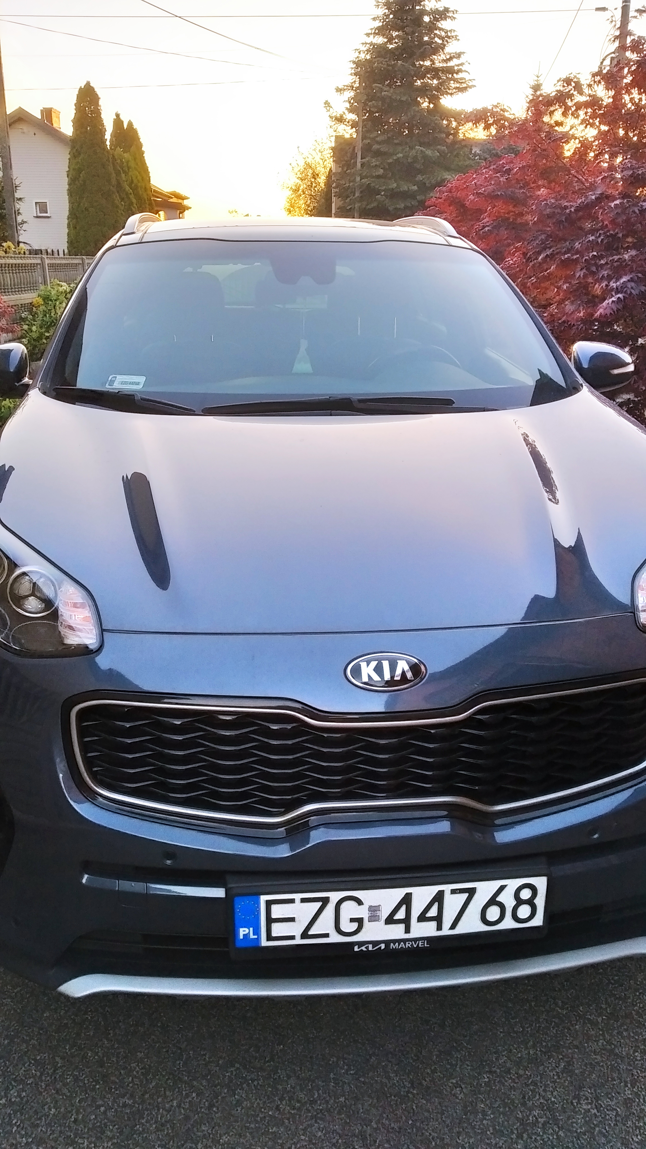 Skradziono pojazd o numerach rejestracyjnych EZG44768