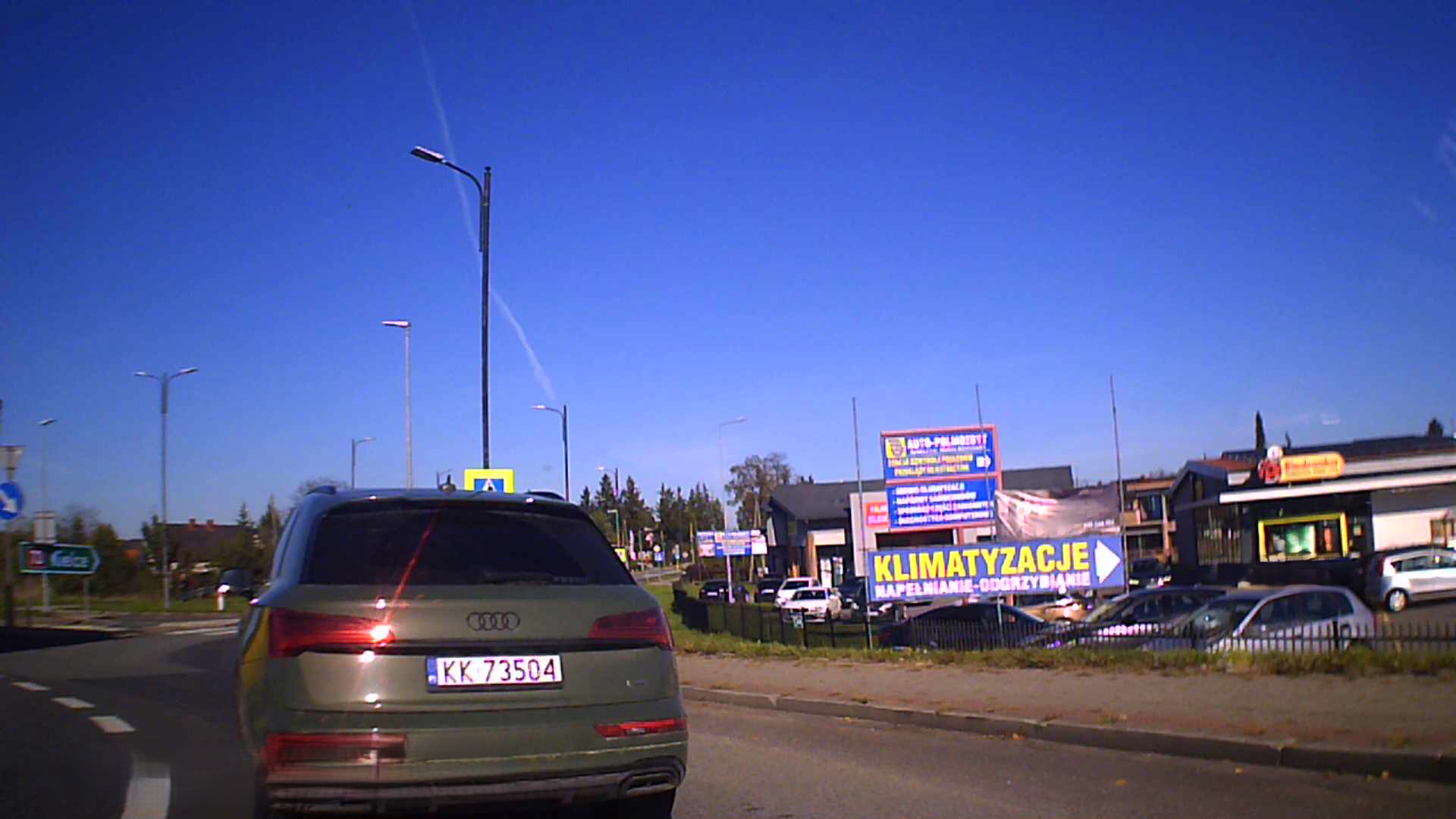 Pirat drogowy w pojeździe o numerach rejestracyjnych KK73504