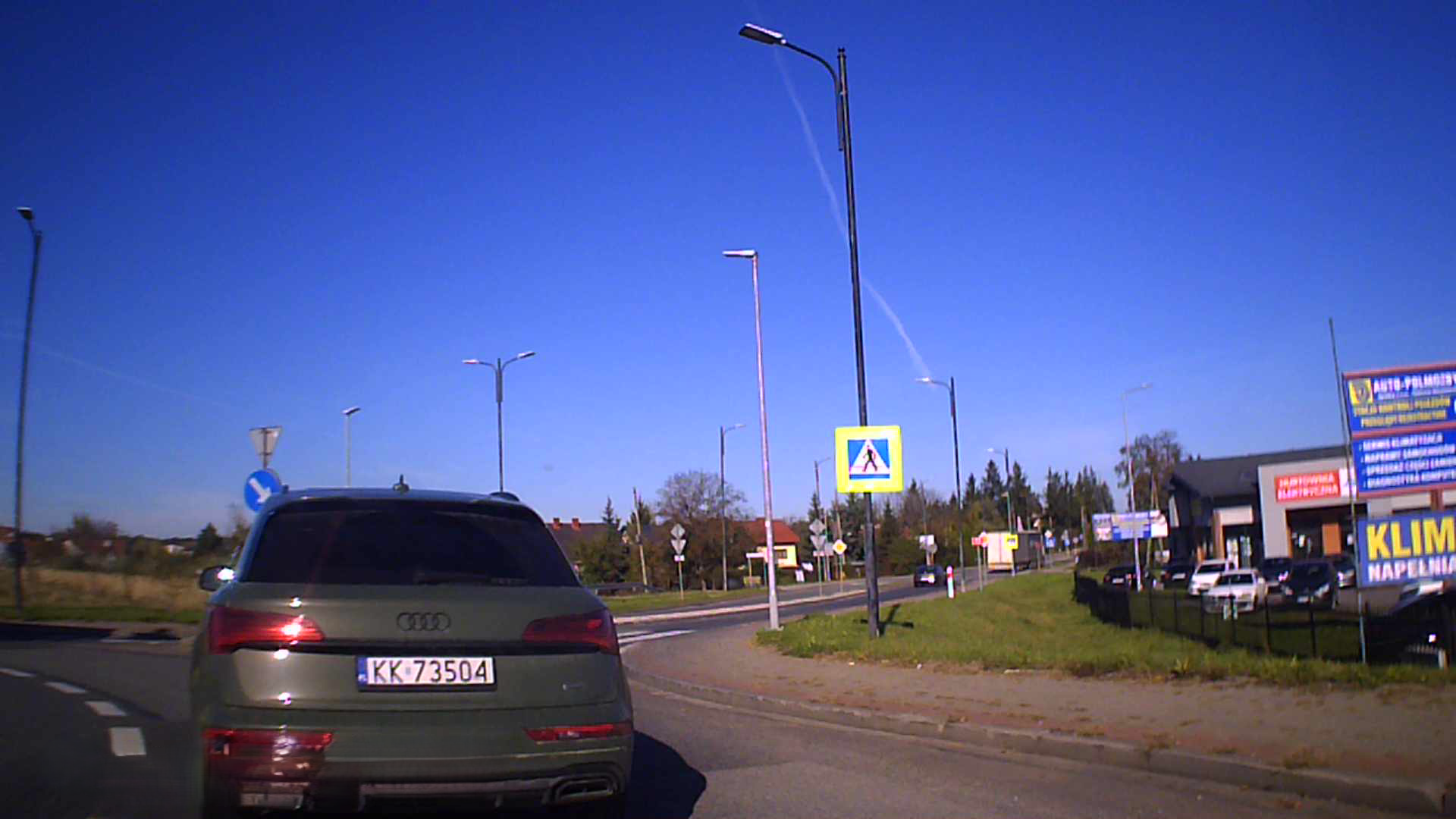 Pirat drogowy w pojeździe o numerach rejestracyjnych KK73504