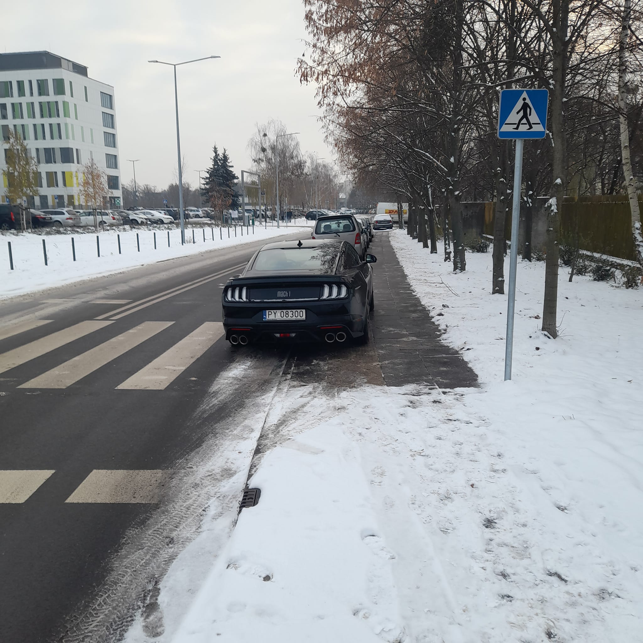 Mistrz parkowania w pojeździe o numerach PY08300