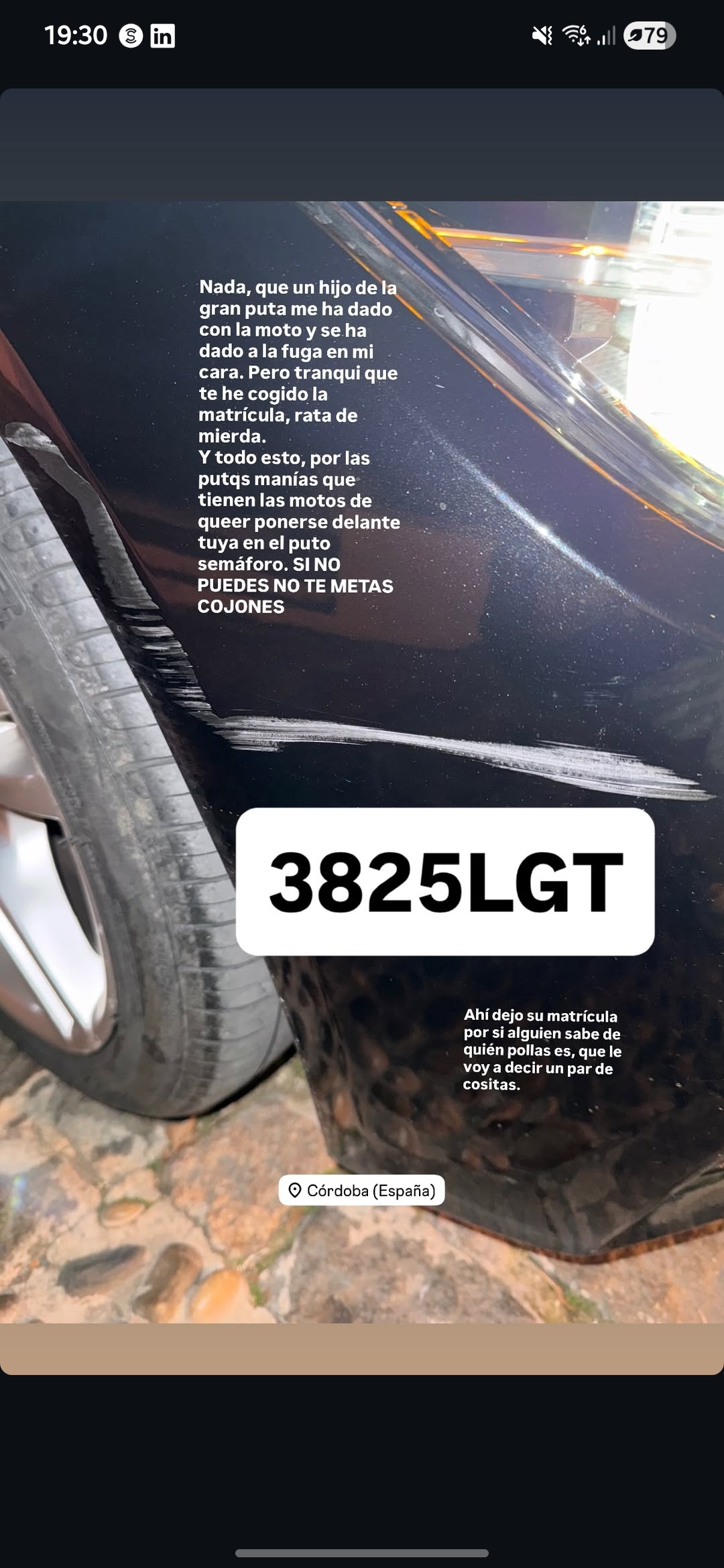 Pirat drogowy w pojeździe o numerach rejestracyjnych 3825LGT