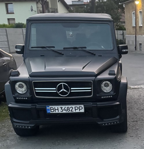 Numer rejestracyjny BH3482PP posiada Mercedes-Benz G 500