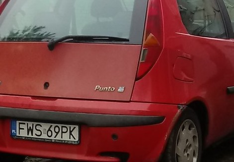 Skradziono pojazd o numerach rejestracyjnych FWS69PK