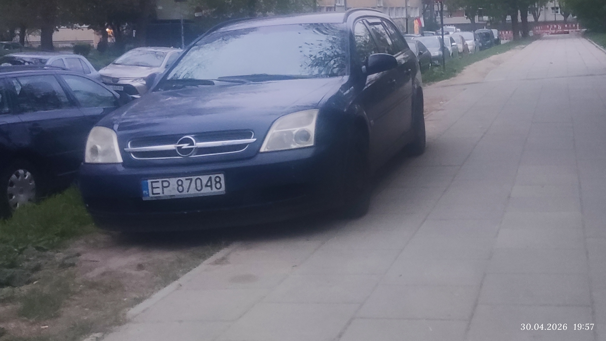 Mistrz parkowania w pojeździe o numerach EP87048