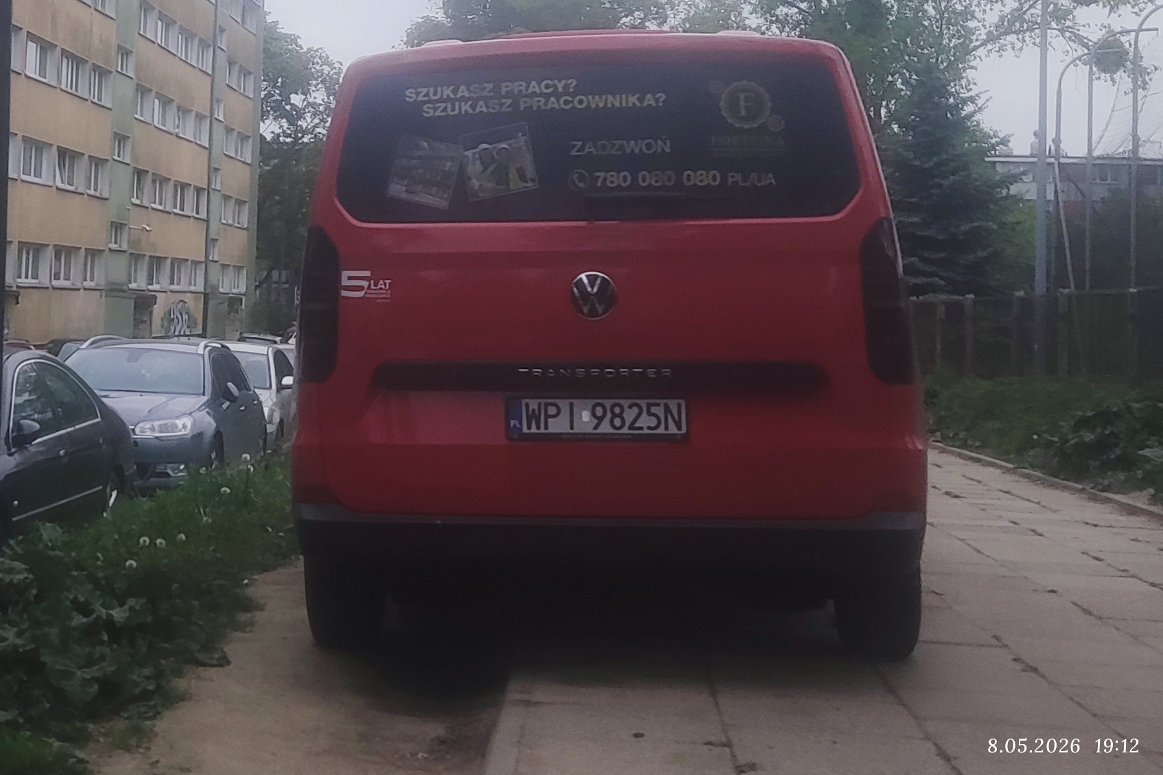 DMC ponad 2.5t<BR>Jazda po chodniku<BR>Parkowanie na trawniku<BR>Parkowanie z dala od krawędzi jezdni