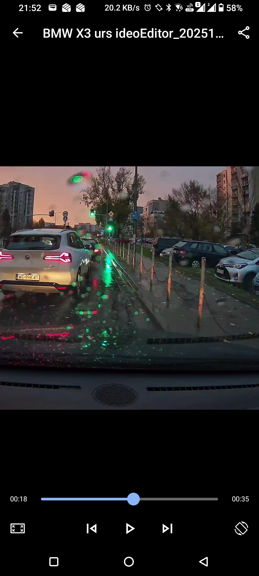 Numer rejestracyjny WE 9HK41 posiada BMW X3 20 XDRIVE - WE9HK41