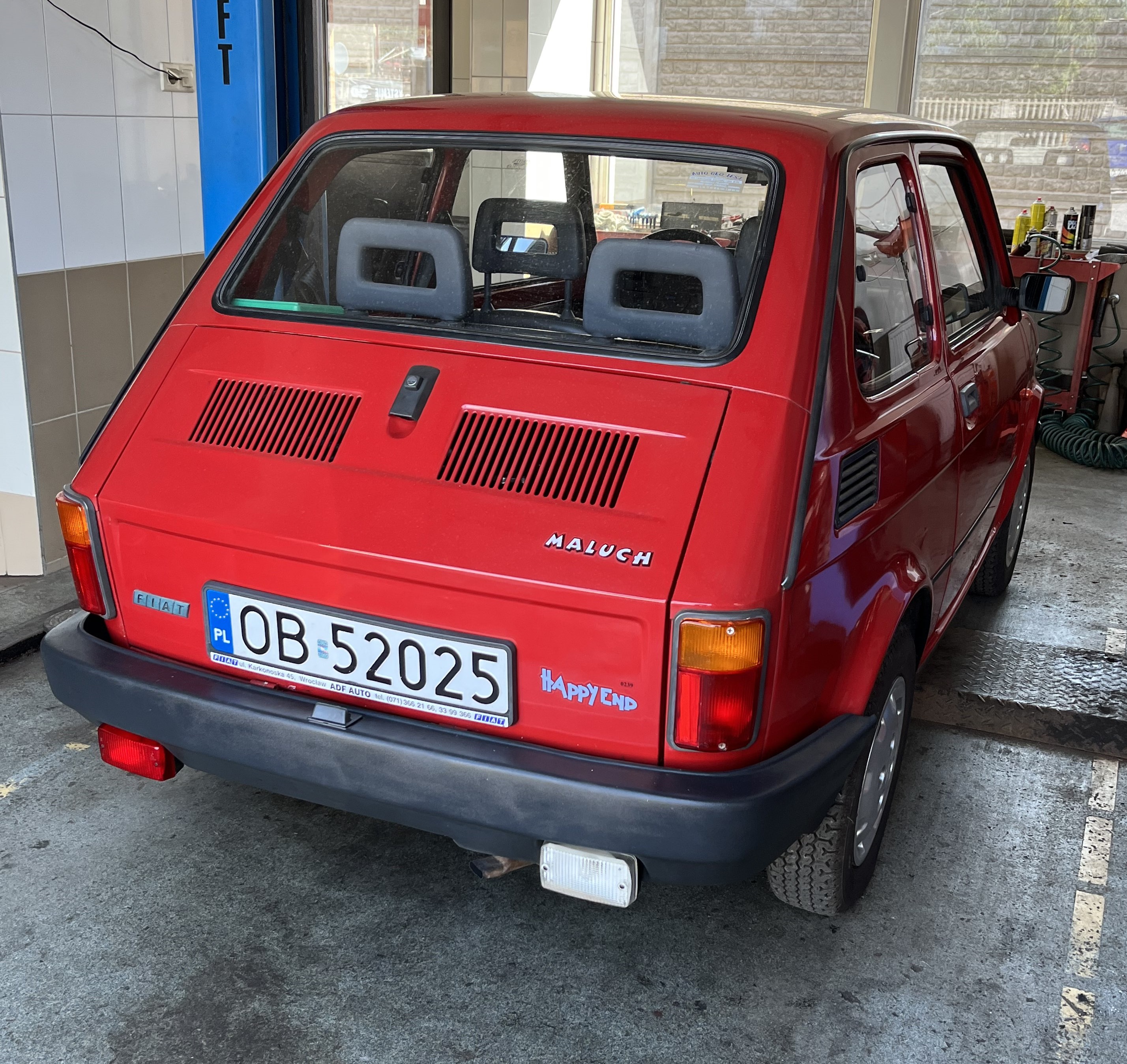 Numer rejestracyjny OB 52025 posiada FIAT 126 126 elx Maluch sx - OB52025