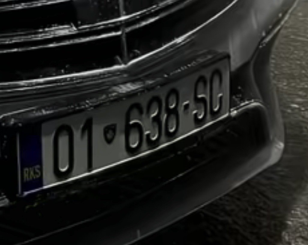 Numer rejestracyjny 01638SC posiada  