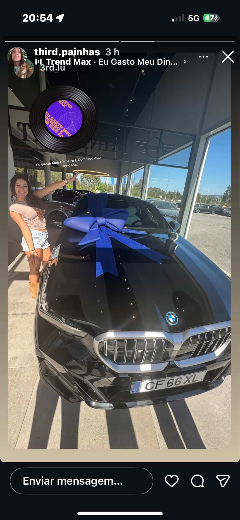 Numer rejestracyjny CF66XL posiada BMW 