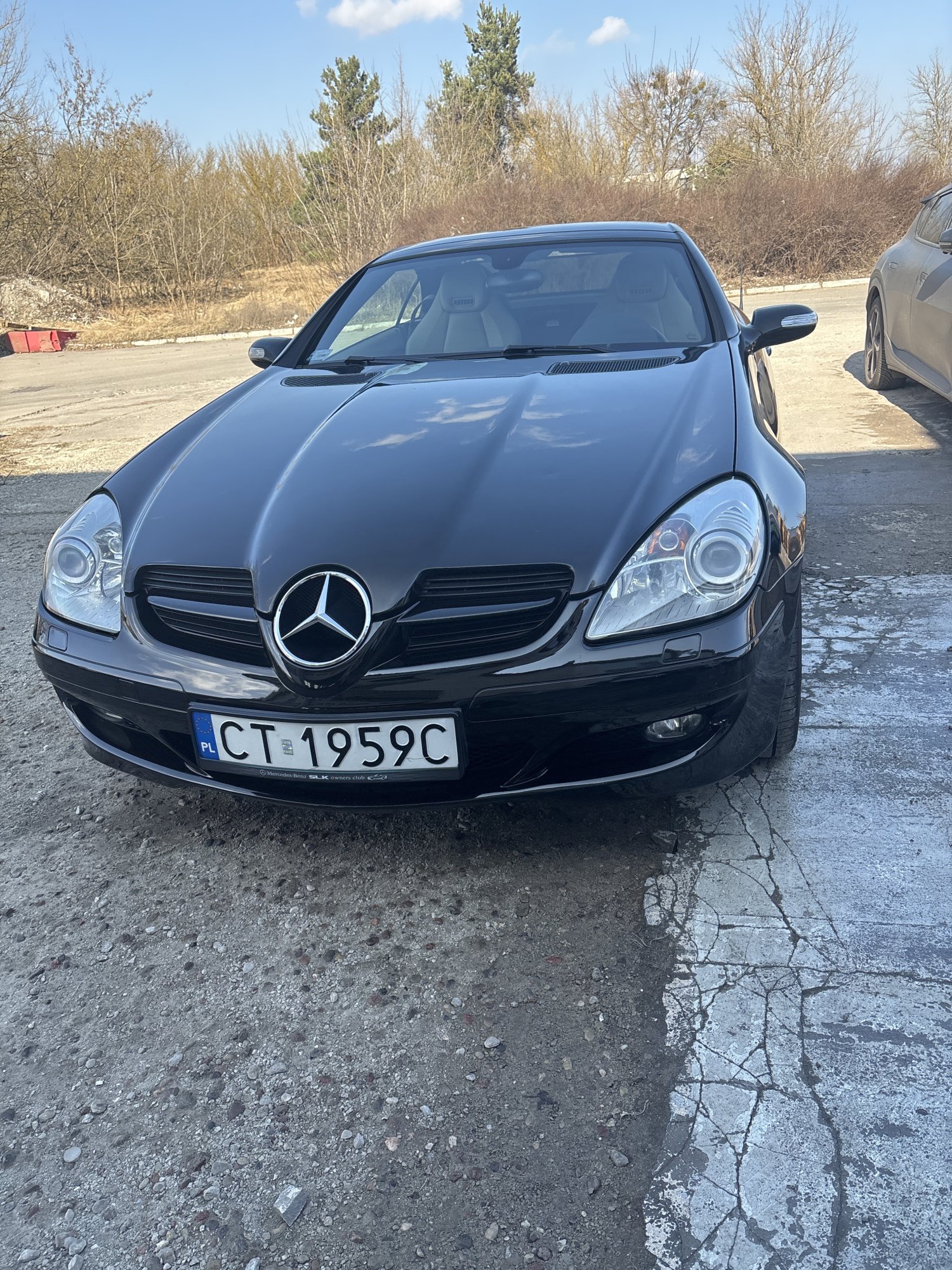 Numer rejestracyjny CT 1959C posiada MERCEDES-BENZ SLK 200 MR`04 E3 171 Kompressor - CT1959C