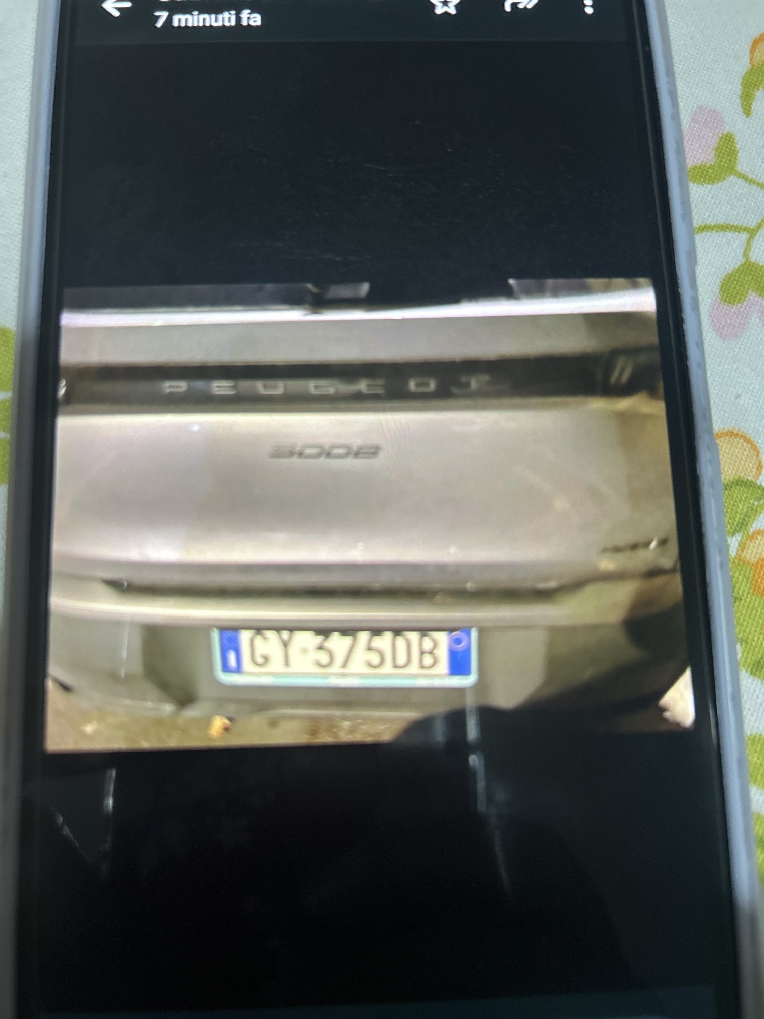 Numer rejestracyjny GY375DB posiada PEUGEOT 5008 3a serie Numer rejestracyjny GY375DB posiada PEUGEOT 5008 3a serie