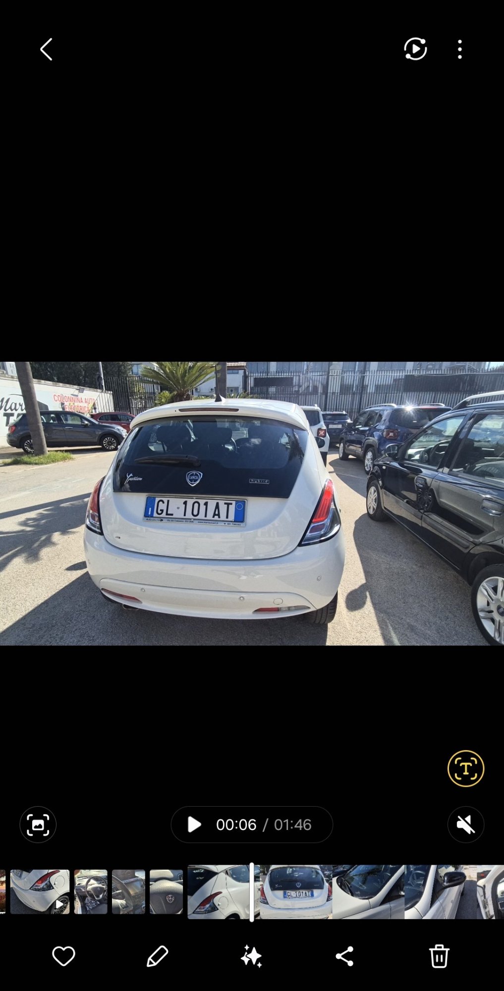 Numer rejestracyjny GL101AT posiada LANCIA YPSILON