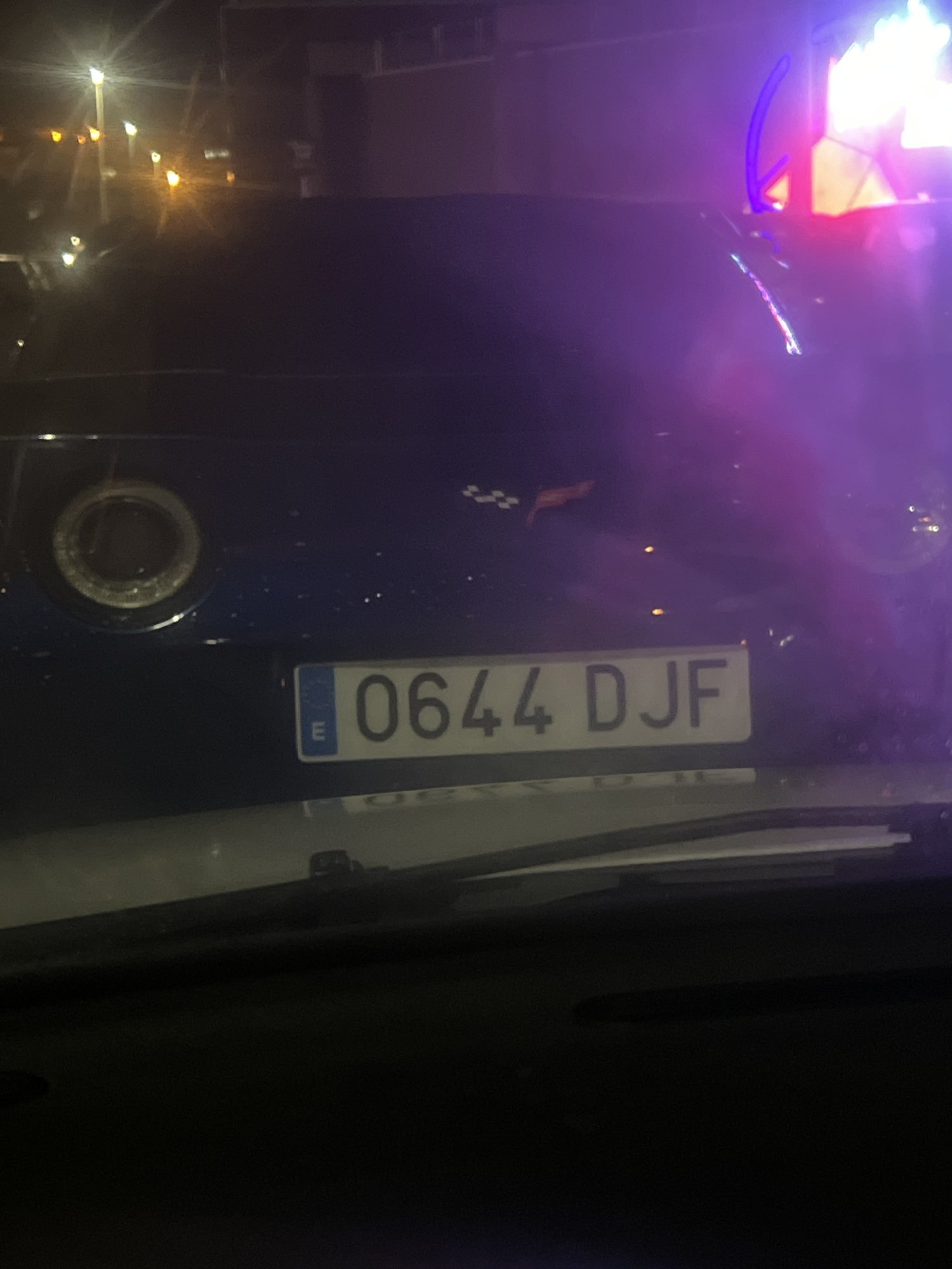 Numer rejestracyjny 0644DJF posiada CHEVROLET-GM CORVETTE