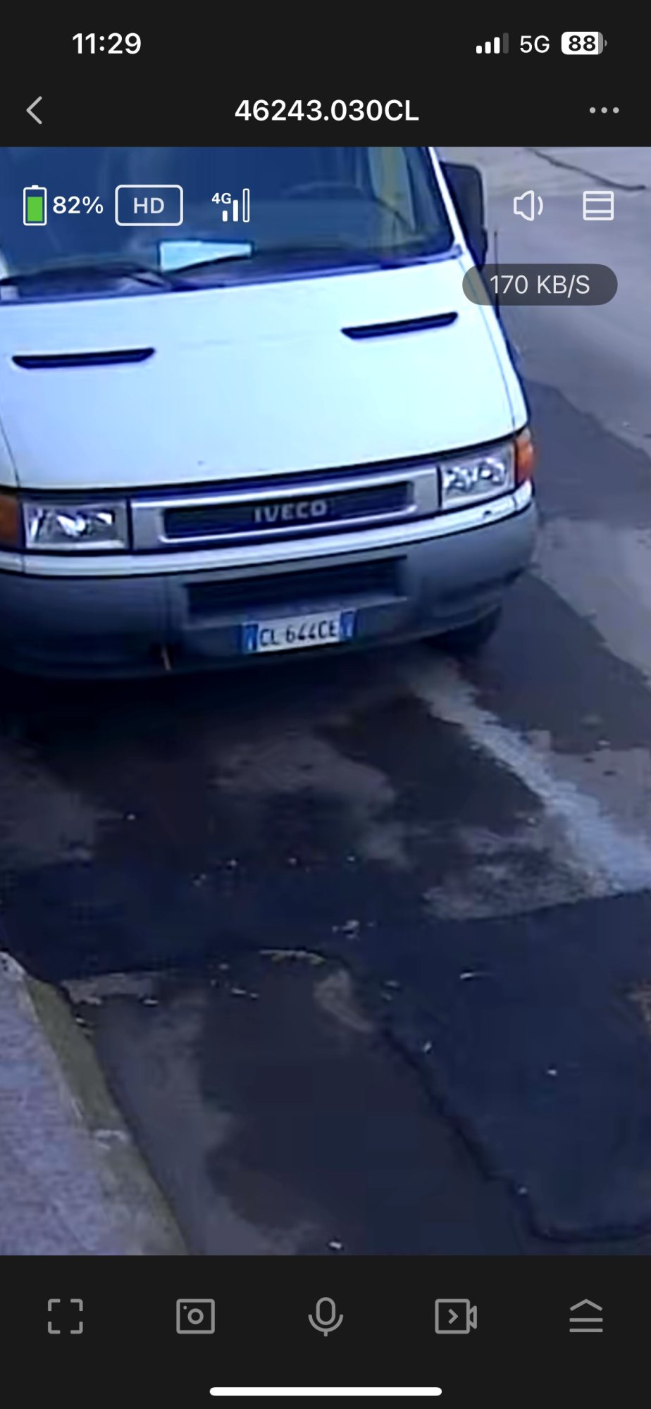Numer rejestracyjny CL644CE posiada IVECO Daily