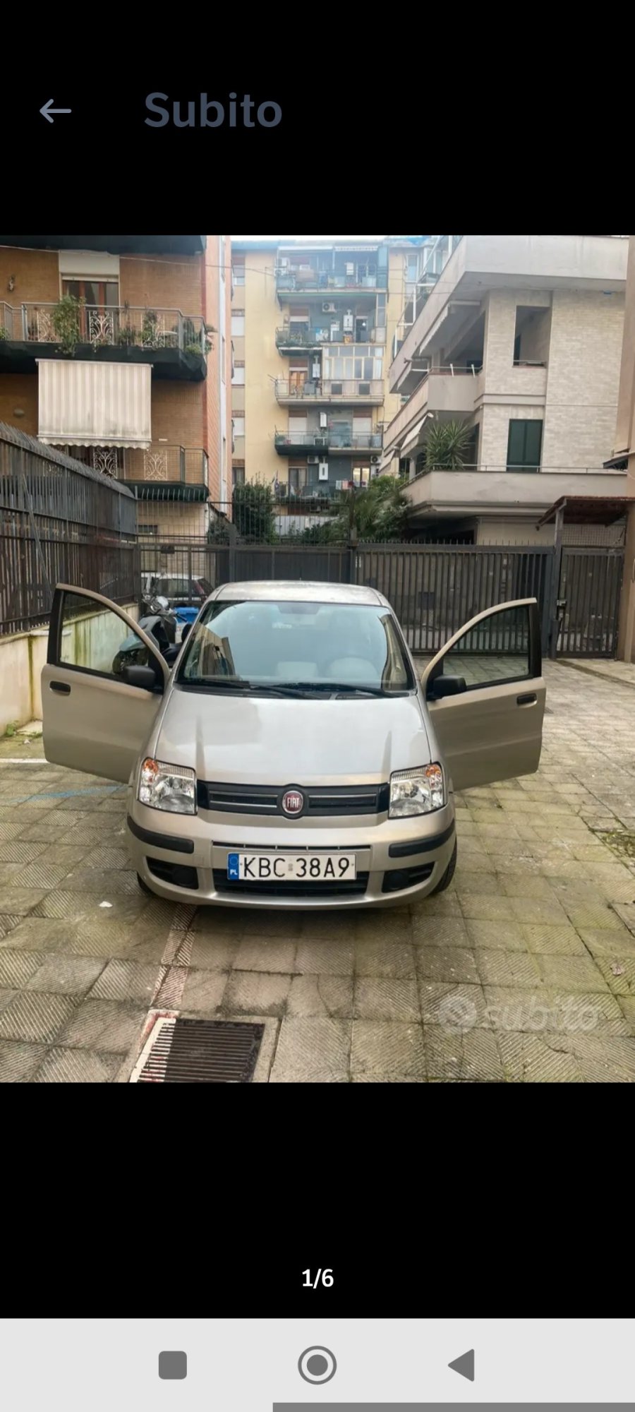 Numer rejestracyjny KBC 38A9 posiada FIAT PANDA - KBC38A9