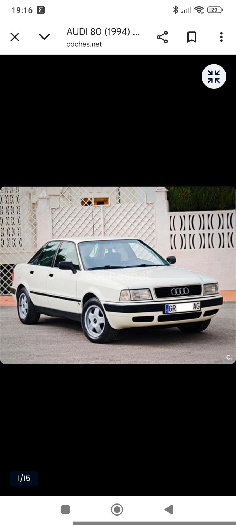 Numer rejestracyjny GRAG posiada Audi 80