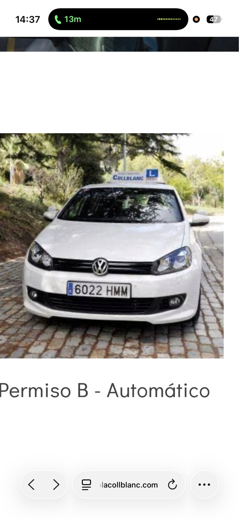 Numer rejestracyjny 6022HMM posiada VOLKSWAGEN GOLF