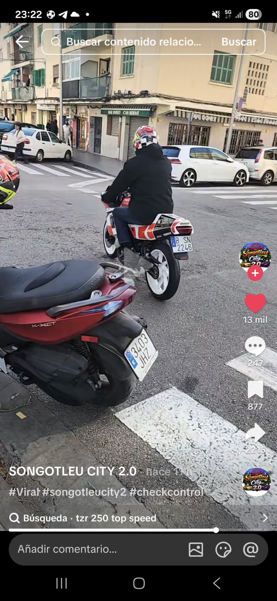 Numer rejestracyjny 3403JHZ posiada KYMCO K-XCT 125