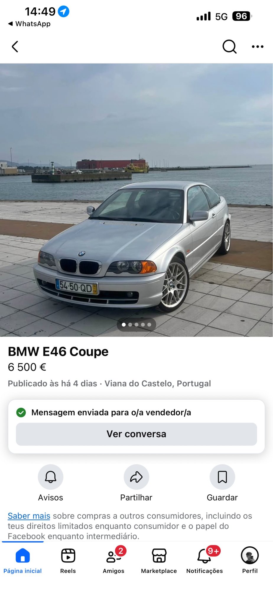 Numer rejestracyjny 5450QD posiada BMW E46 Coupe