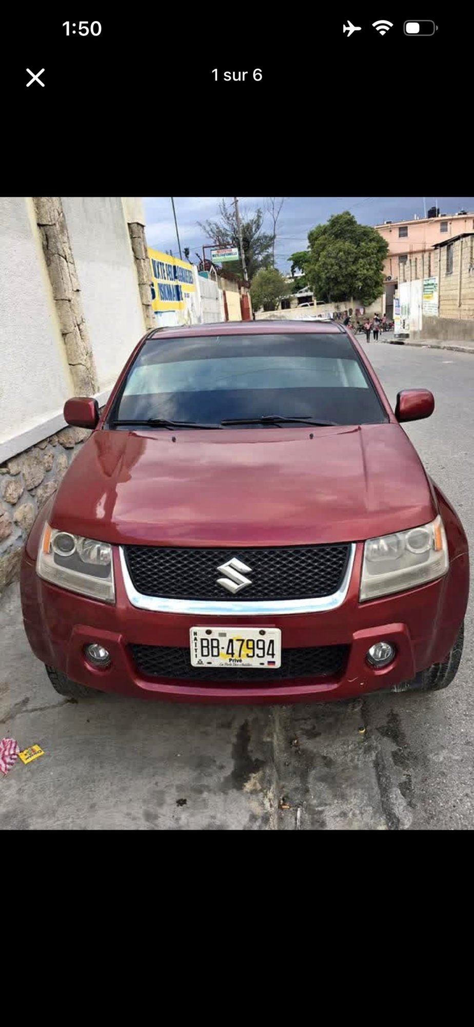 Numer rejestracyjny BB47994 posiada Suzuki 