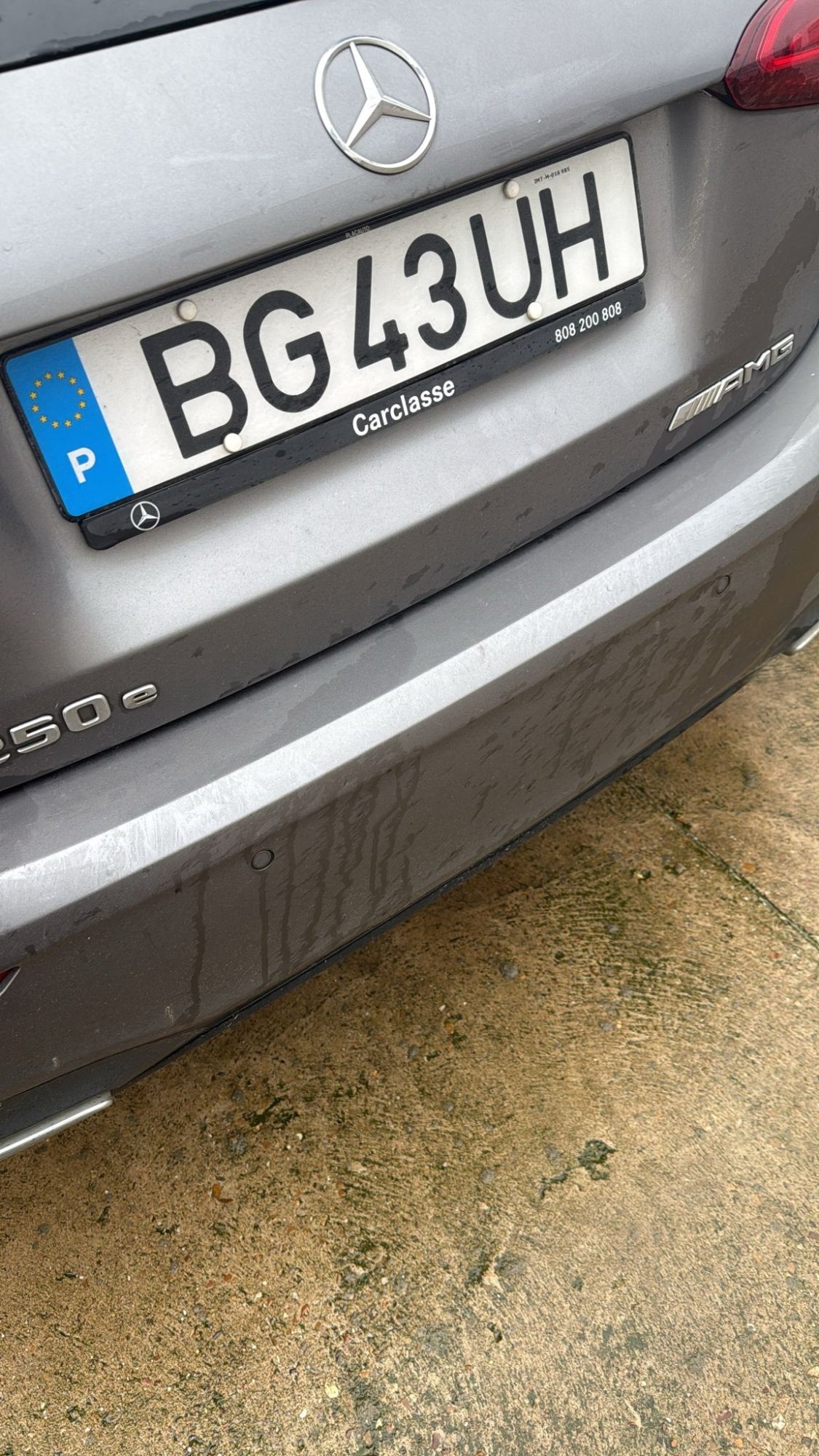 Numer rejestracyjny BG43UH posiada Mercedes AMG 350e