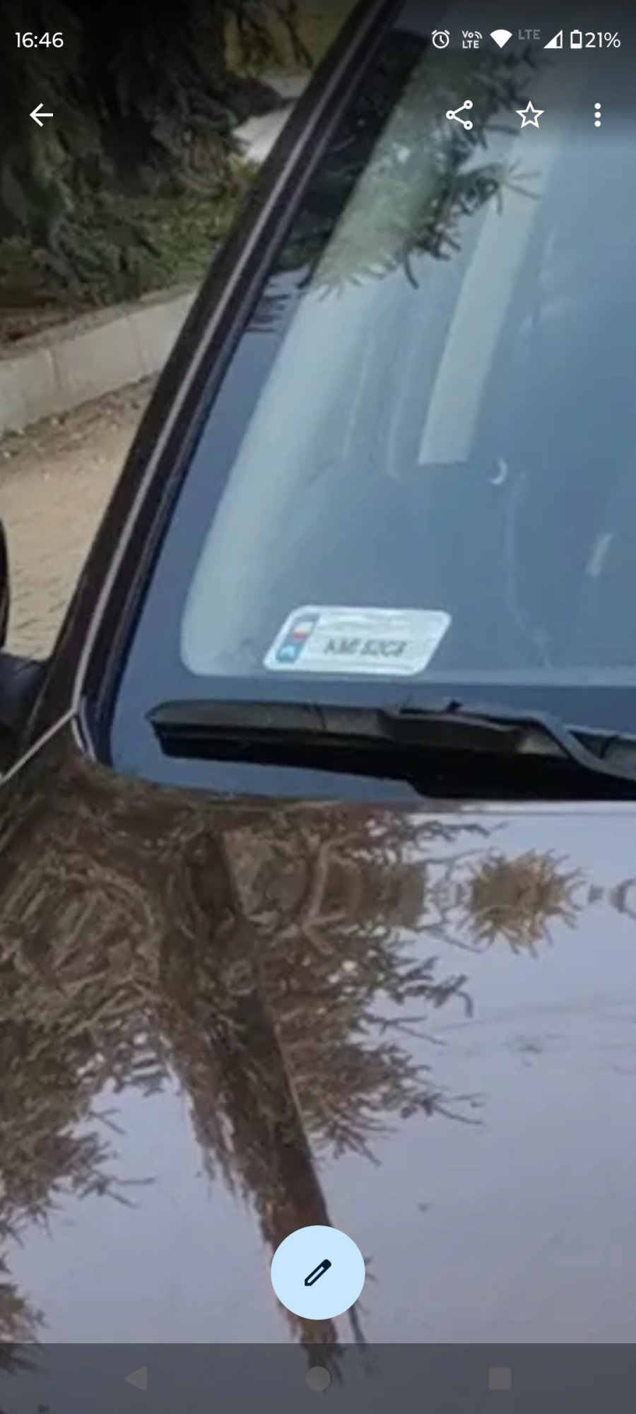 Numer rejestracyjny  posiada  