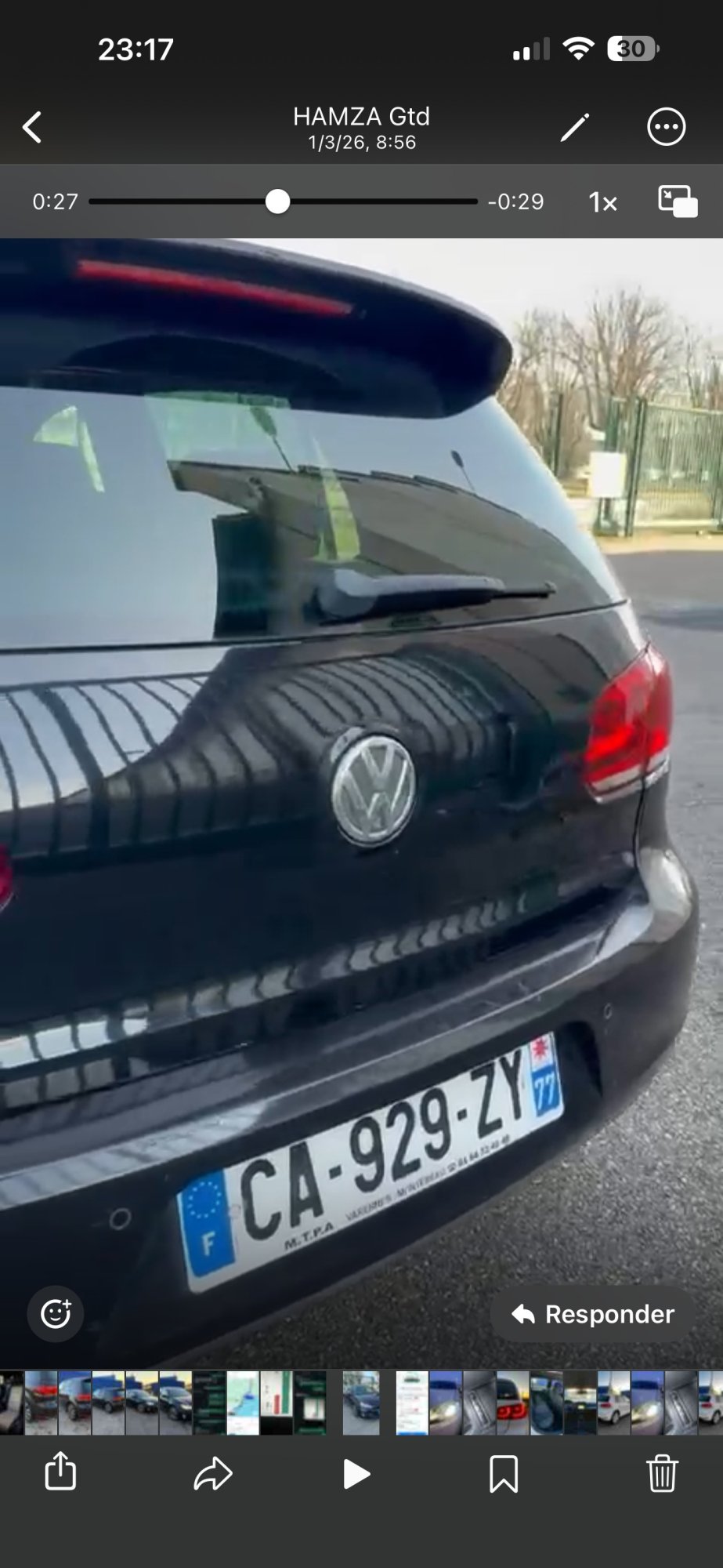 Numer rejestracyjny CA929ZY posiada VOLKSWAGEN GOLF VI