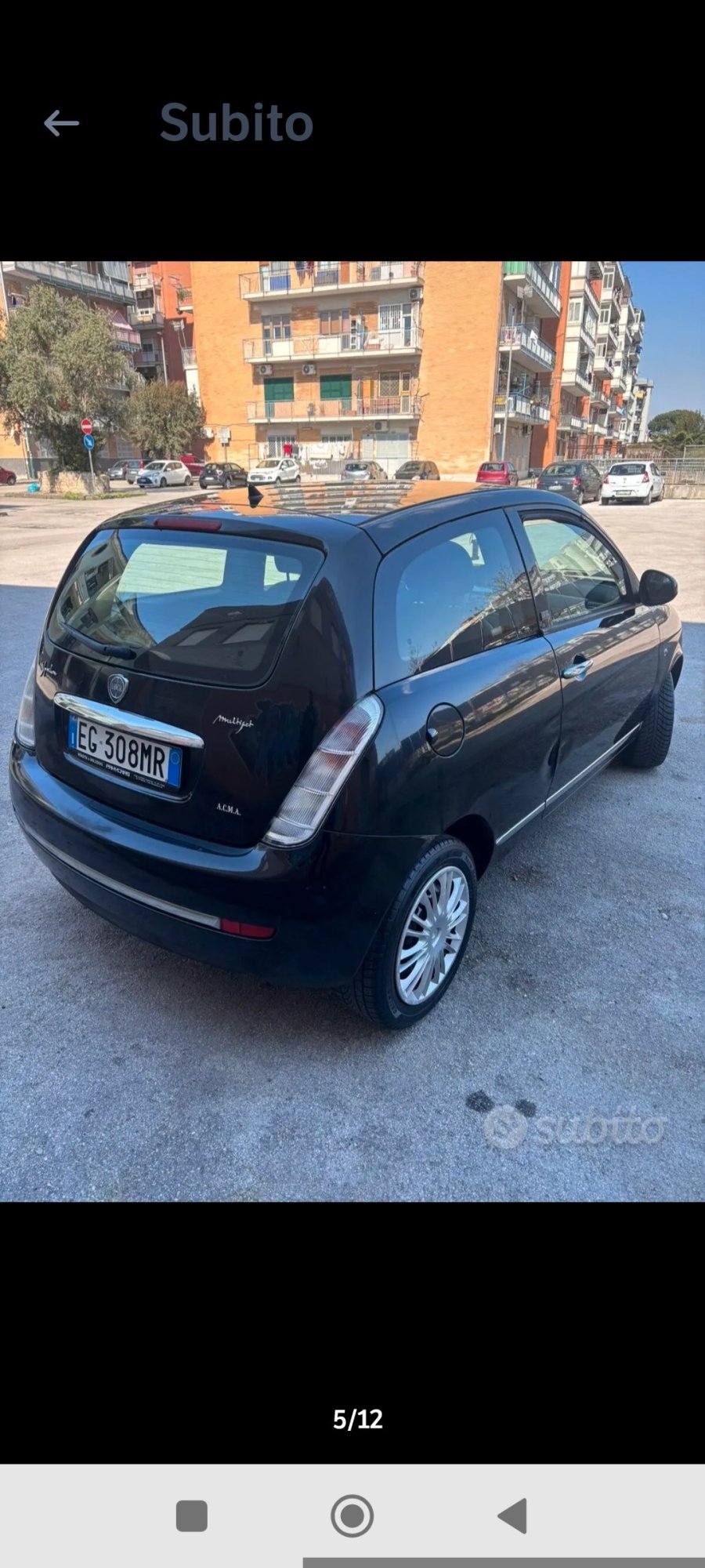 Numer rejestracyjny EG308MR posiada LANCIA Ypsilon 2a serie Numer rejestracyjny EG308MR posiada LANCIA Ypsilon 2a serie