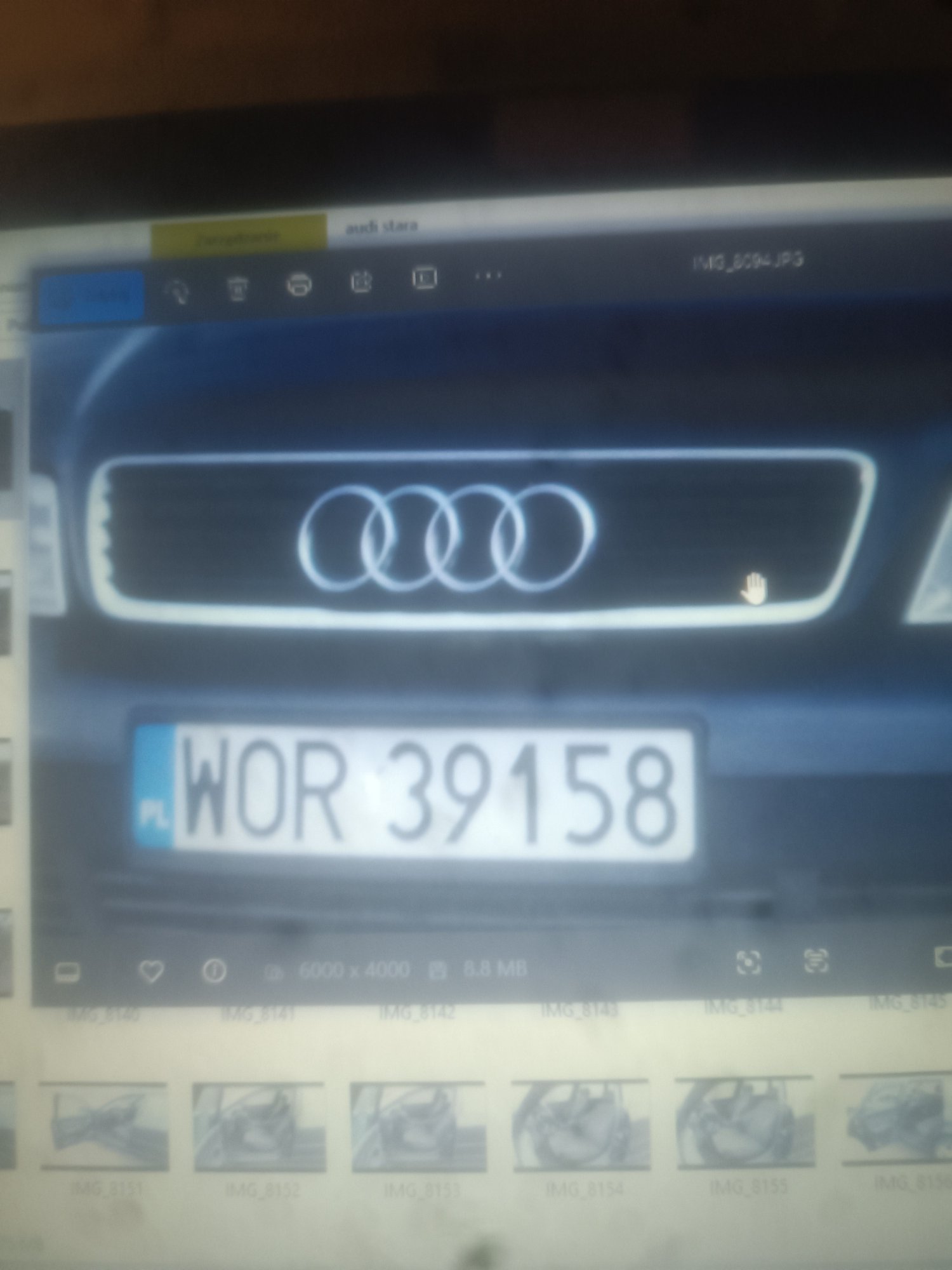 Numer rejestracyjny WOR 39158 posiada AUDI A4 - WOR39158