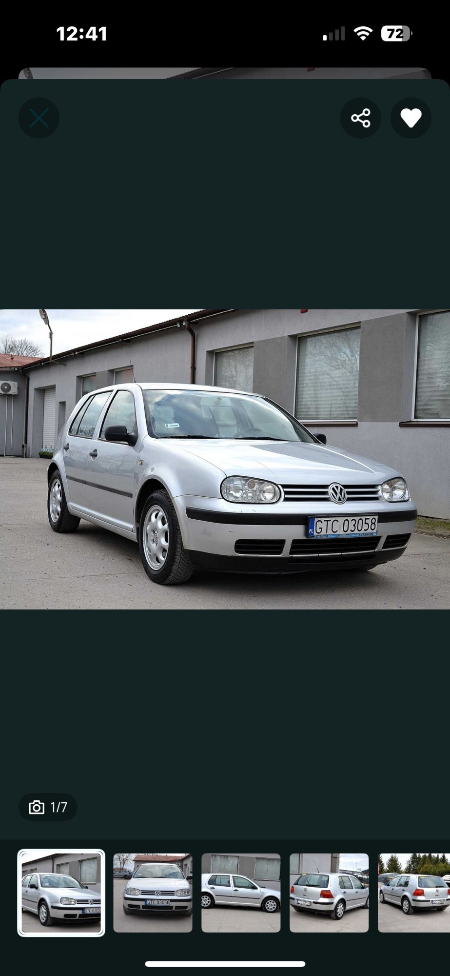 Numer rejestracyjny GTC 03058 posiada VOLKSWAGEN Golf IV 1.9 TDI MR`97 Trendline - GTC03058