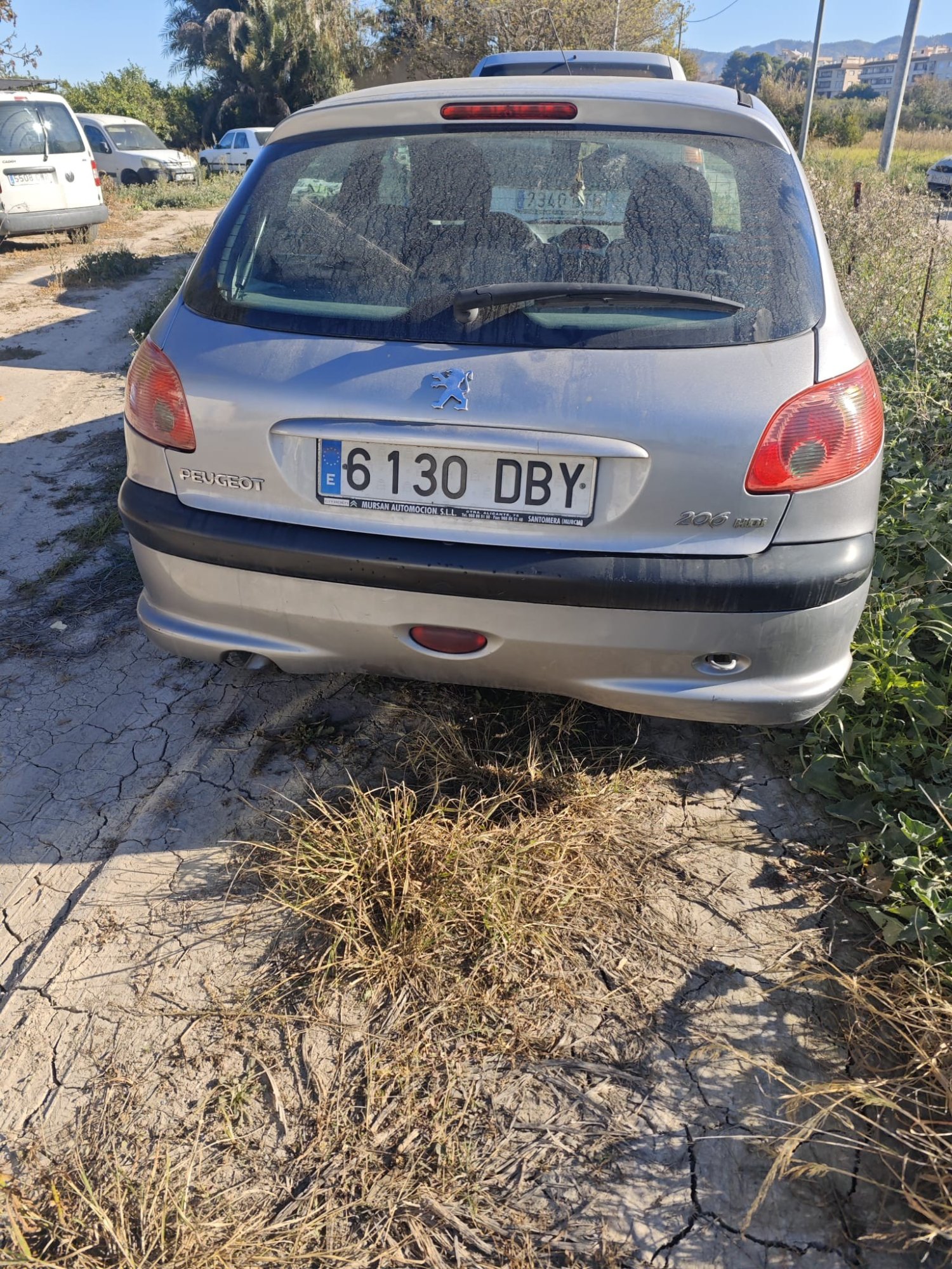Numer rejestracyjny 6130DBY posiada PEUGEOT 206