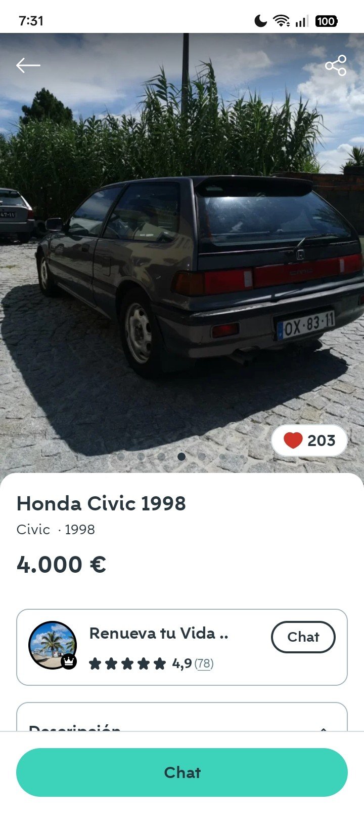 Numer rejestracyjny OX8311 posiada Honda Civic