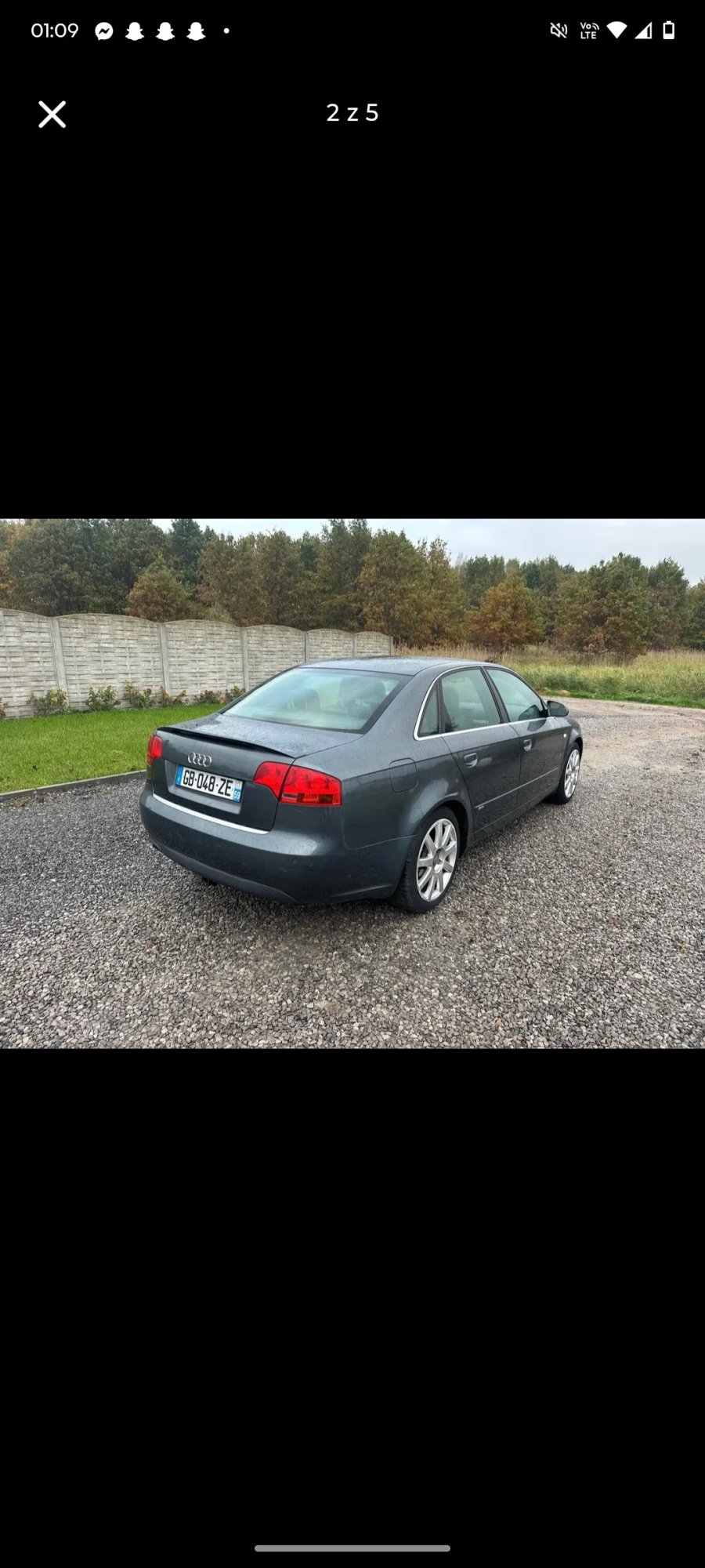 Numer rejestracyjny GB048ZE posiada AUDI A4 2.0 TDI SELECTION MULTITRONIC