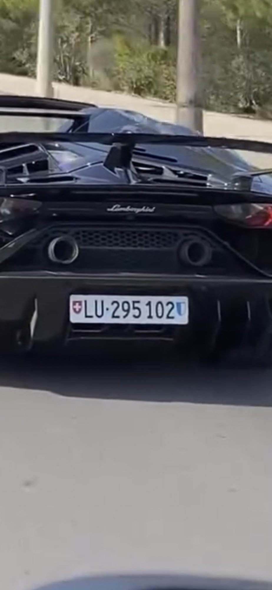 Numer rejestracyjny LU295102 posiada Lamborghini 