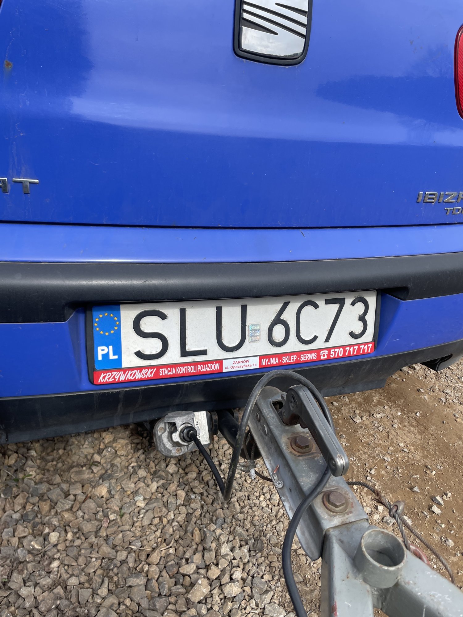 Numer rejestracyjny SLU 6C73 posiada SEAT Ibiza 1.9 TDI MR`00 6K Stella - SLU6C73