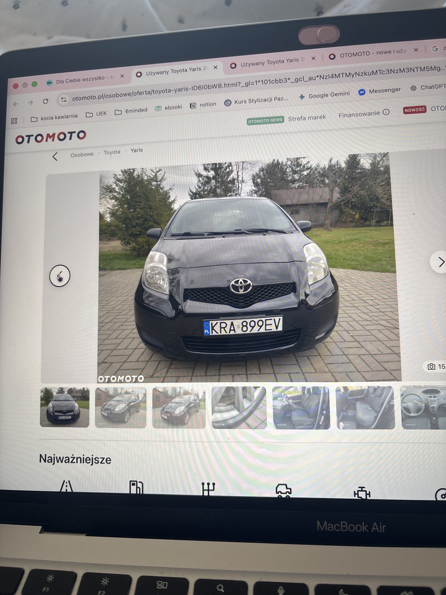 Numer rejestracyjny KRA 899EV posiada TOYOTA Auris 1.33 MR`10 E5 Entry - KRA899EV