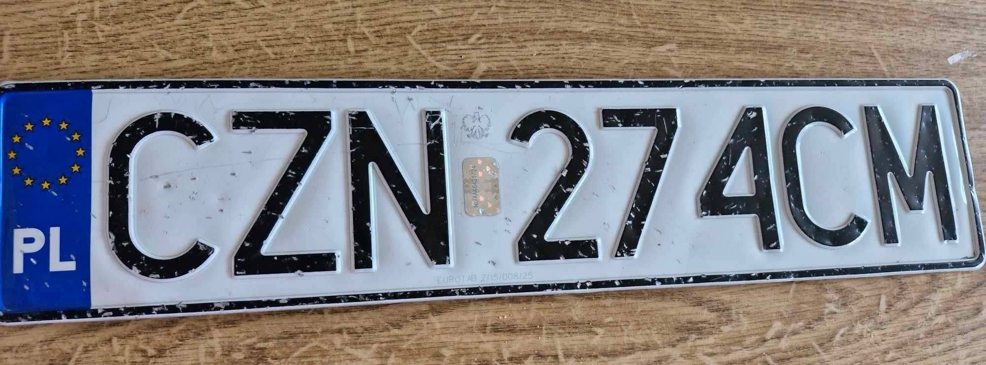 Numer rejestracyjny CZN 274CM posiada VOLKSWAGEN Golf VII Variant 2.0 TDI MR`17 E6 Comfortline BMT - CZN274CM