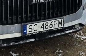 Numer rejestracyjny SC 486FM posiada JAECOO JAECOO7 - SC486FM