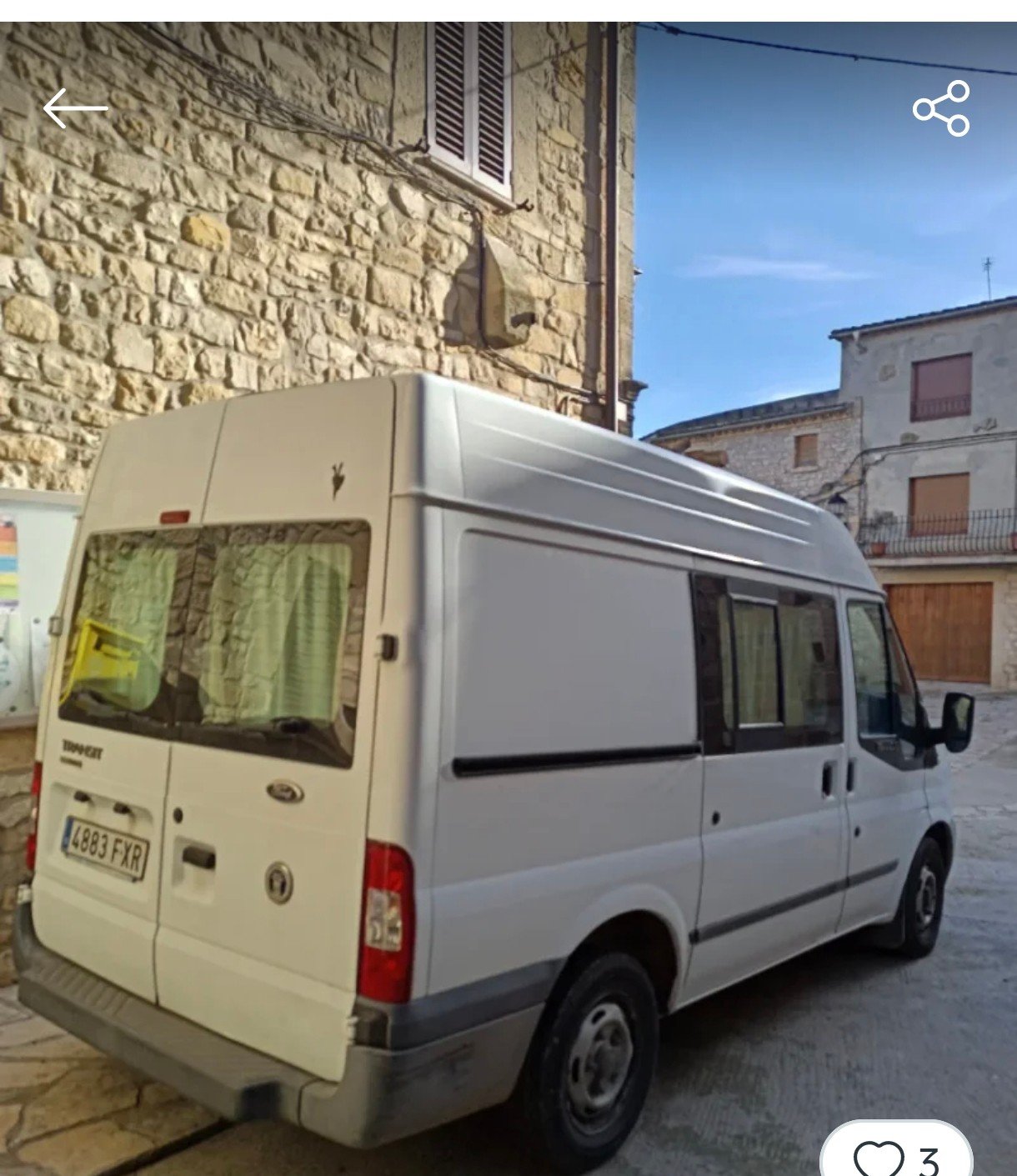 Numer rejestracyjny 4883FXR posiada FORD TRANSIT