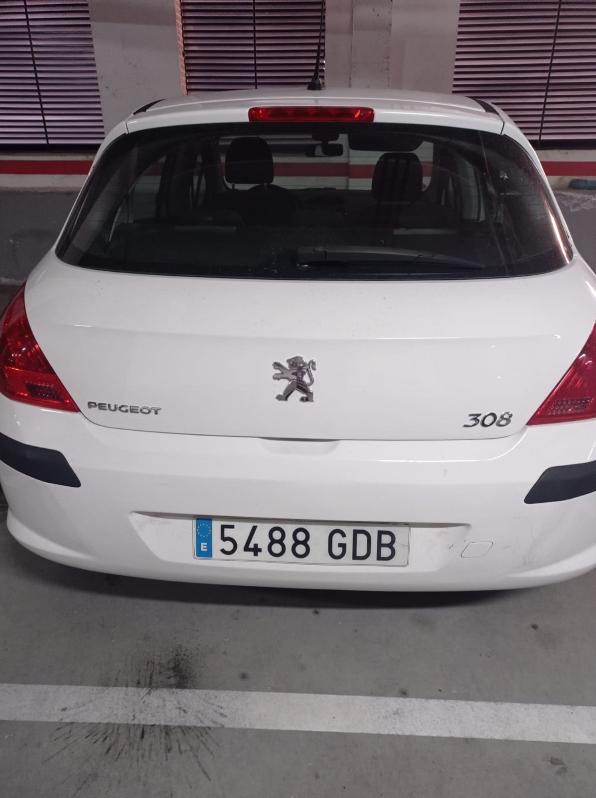 Numer rejestracyjny 5488GDB posiada PEUGEOT 308 Numer rejestracyjny 5488GDB posiada PEUGEOT 308