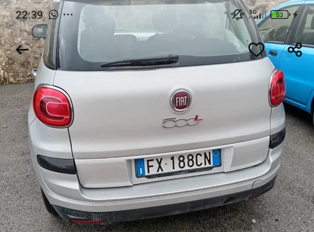 Numer rejestracyjny FX188CN posiada FIAT 500L Numer rejestracyjny FX188CN posiada FIAT 500L