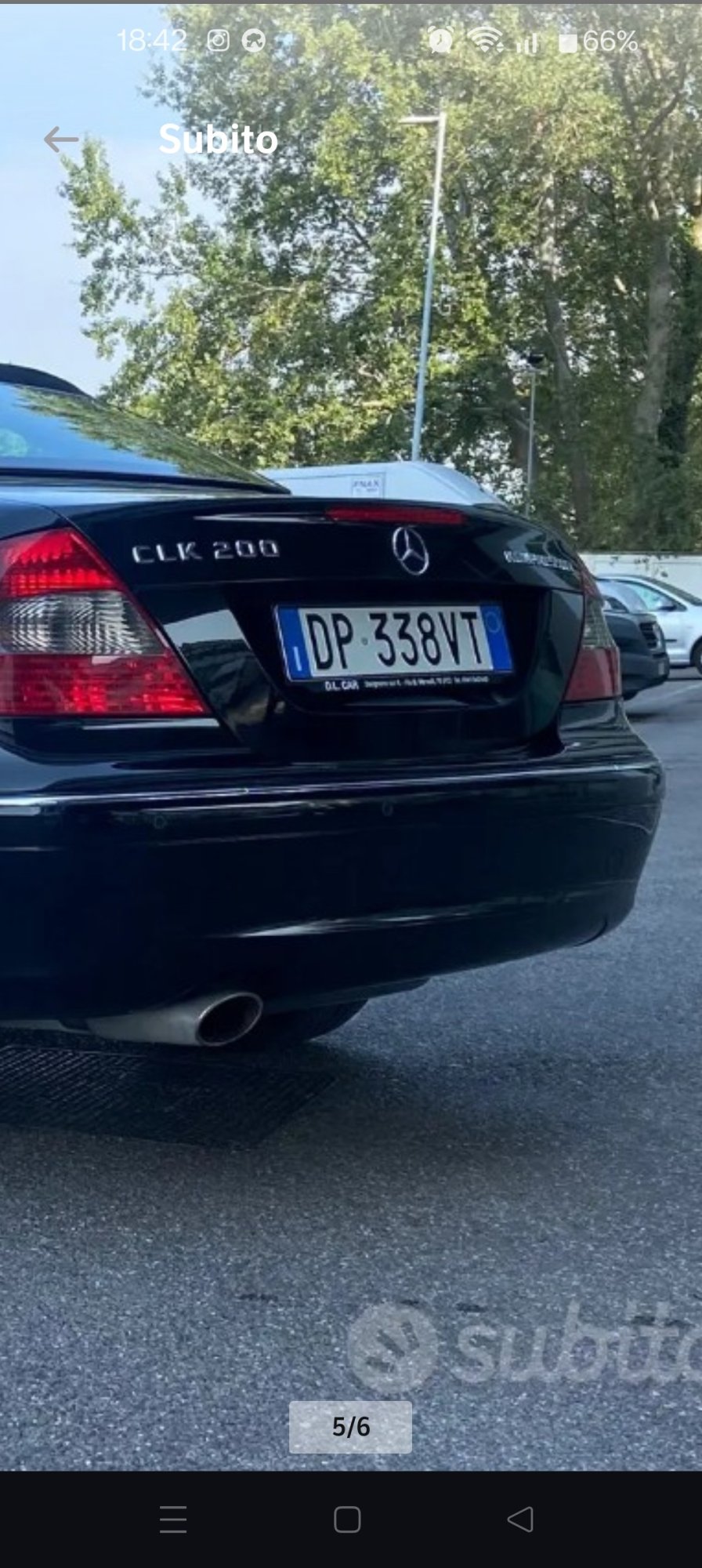 Numer rejestracyjny DP338VT posiada MERCEDES Classe CLK Numer rejestracyjny DP338VT posiada MERCEDES Classe CLK