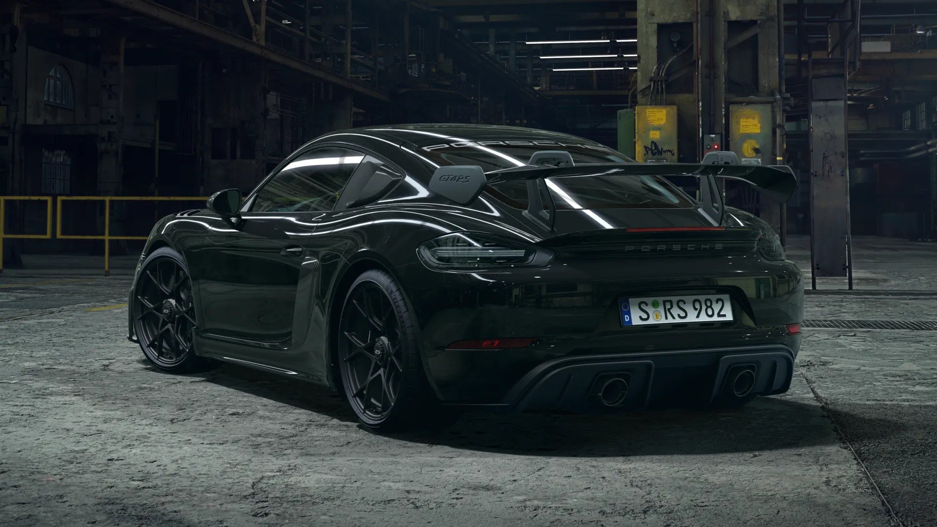 Numer rejestracyjny SRS982 posiada Porsche 