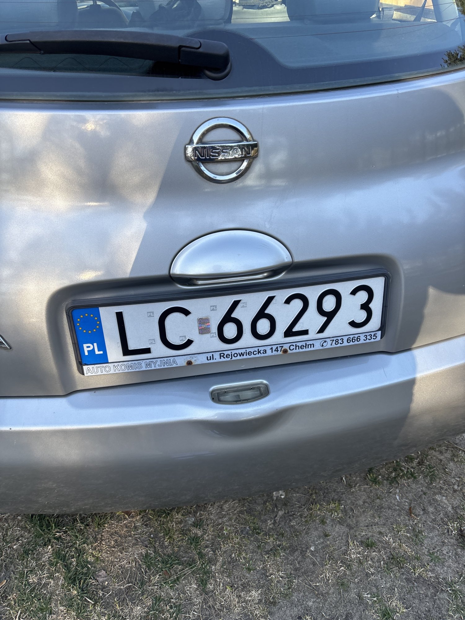 Numer rejestracyjny LC 66293 posiada NISSAN Micra K12 1.2 MR`02 E3 Visia - LC66293