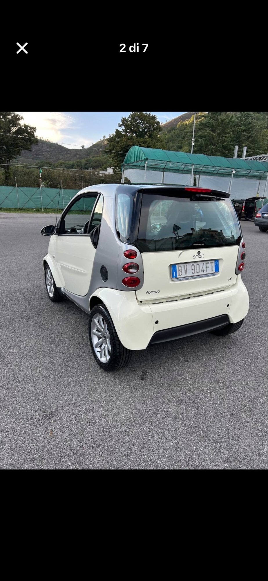 Numer rejestracyjny BV904FT posiada SMART city coupe-cabrio