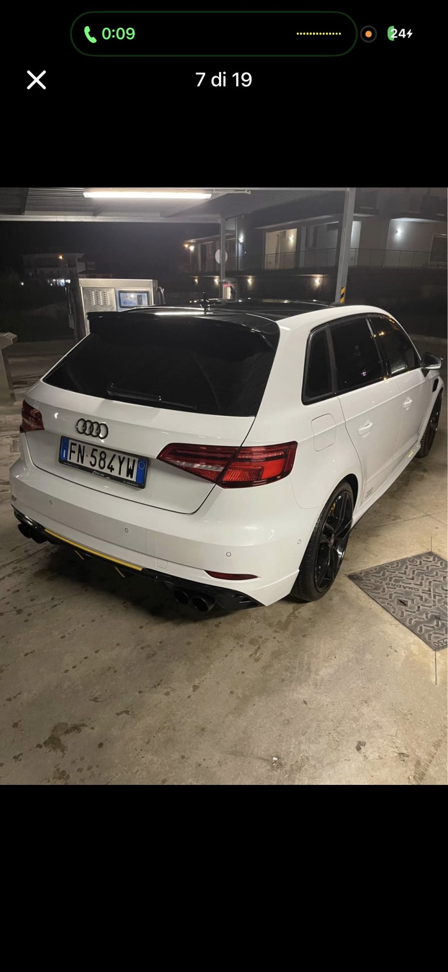 Numer rejestracyjny FN584YW posiada AUDI A3 3a serie