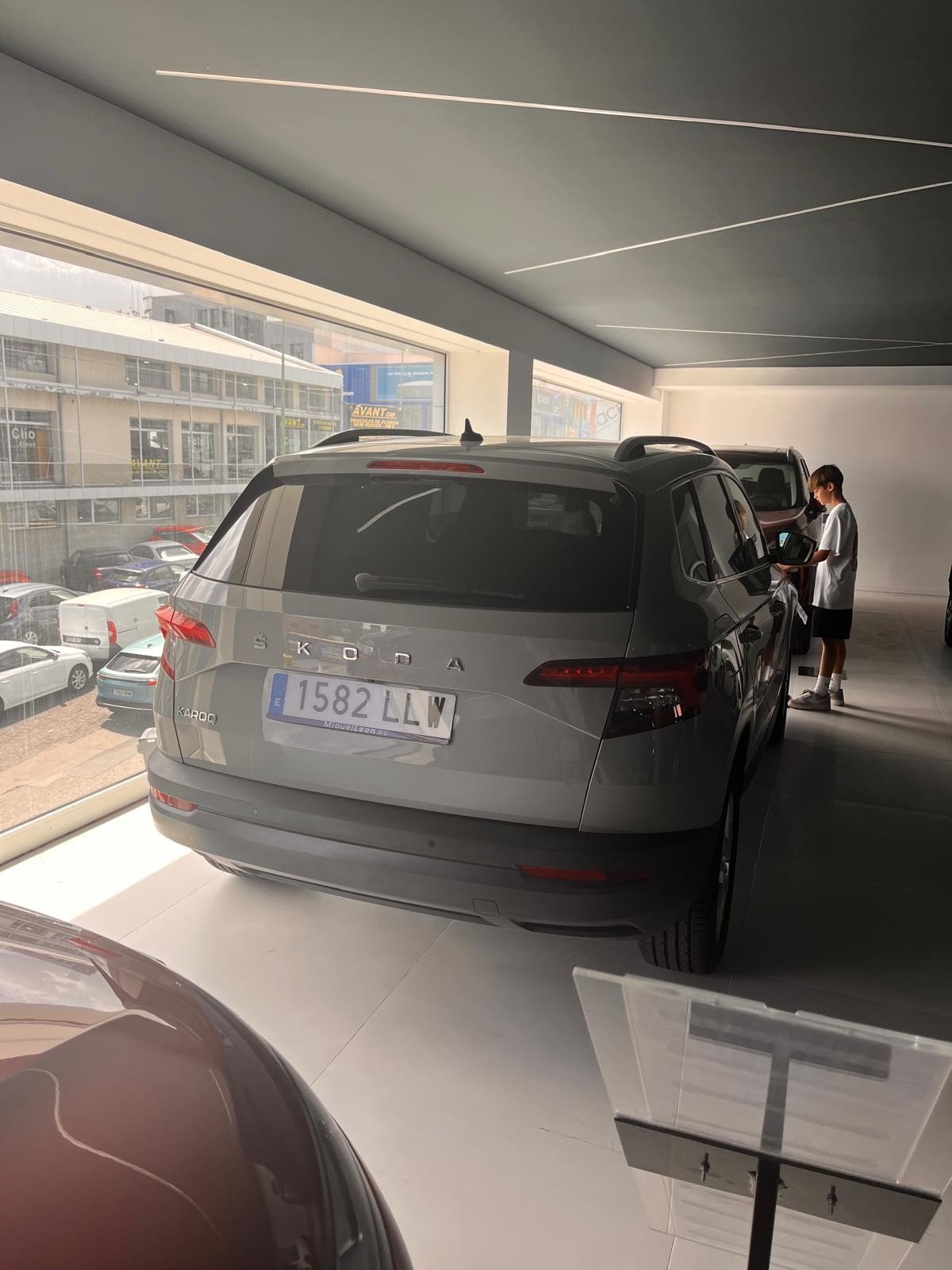 Numer rejestracyjny 1582LLW posiada SKODA KAROQ